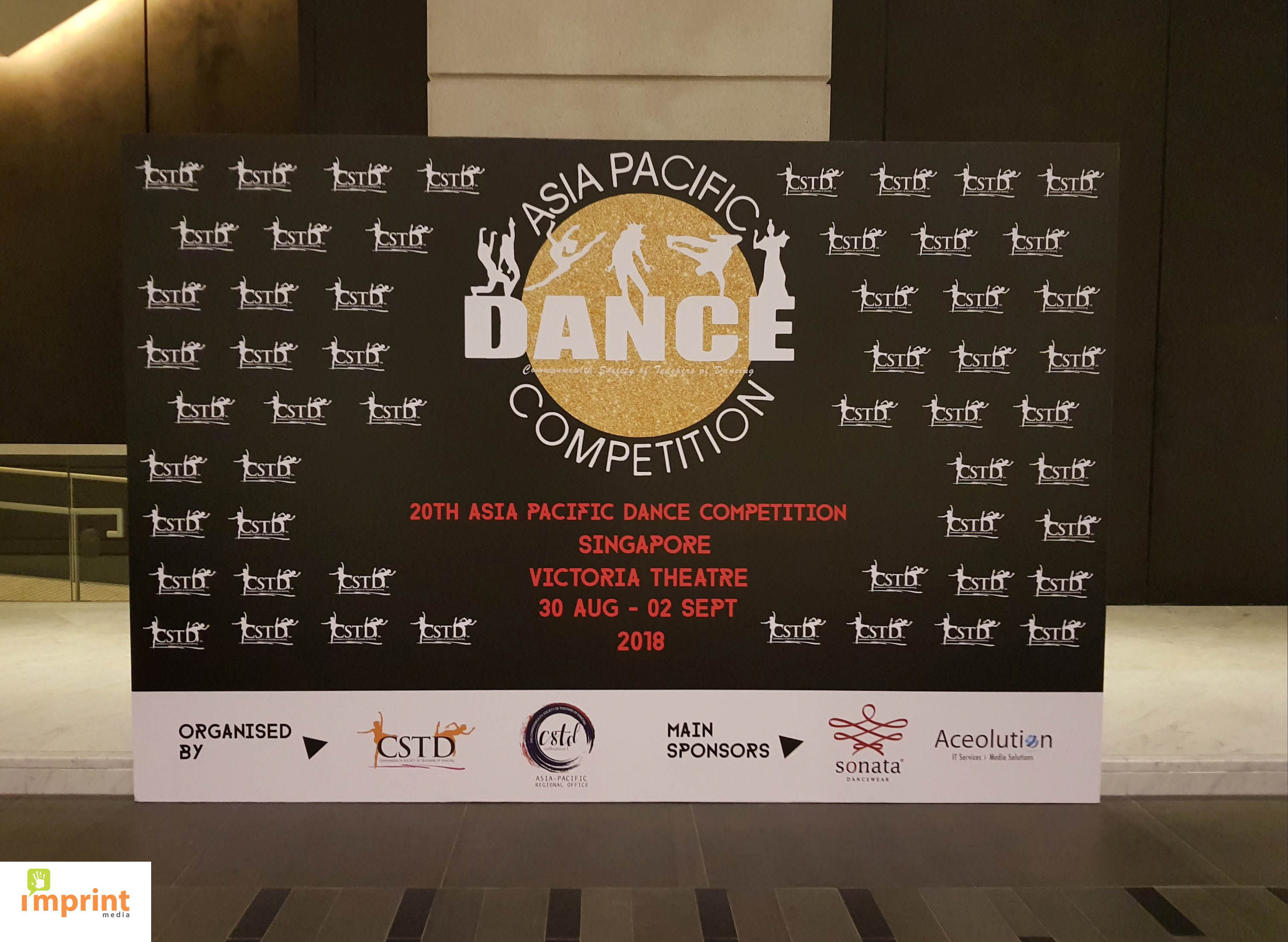 CSTD backdrop by Imprint Media