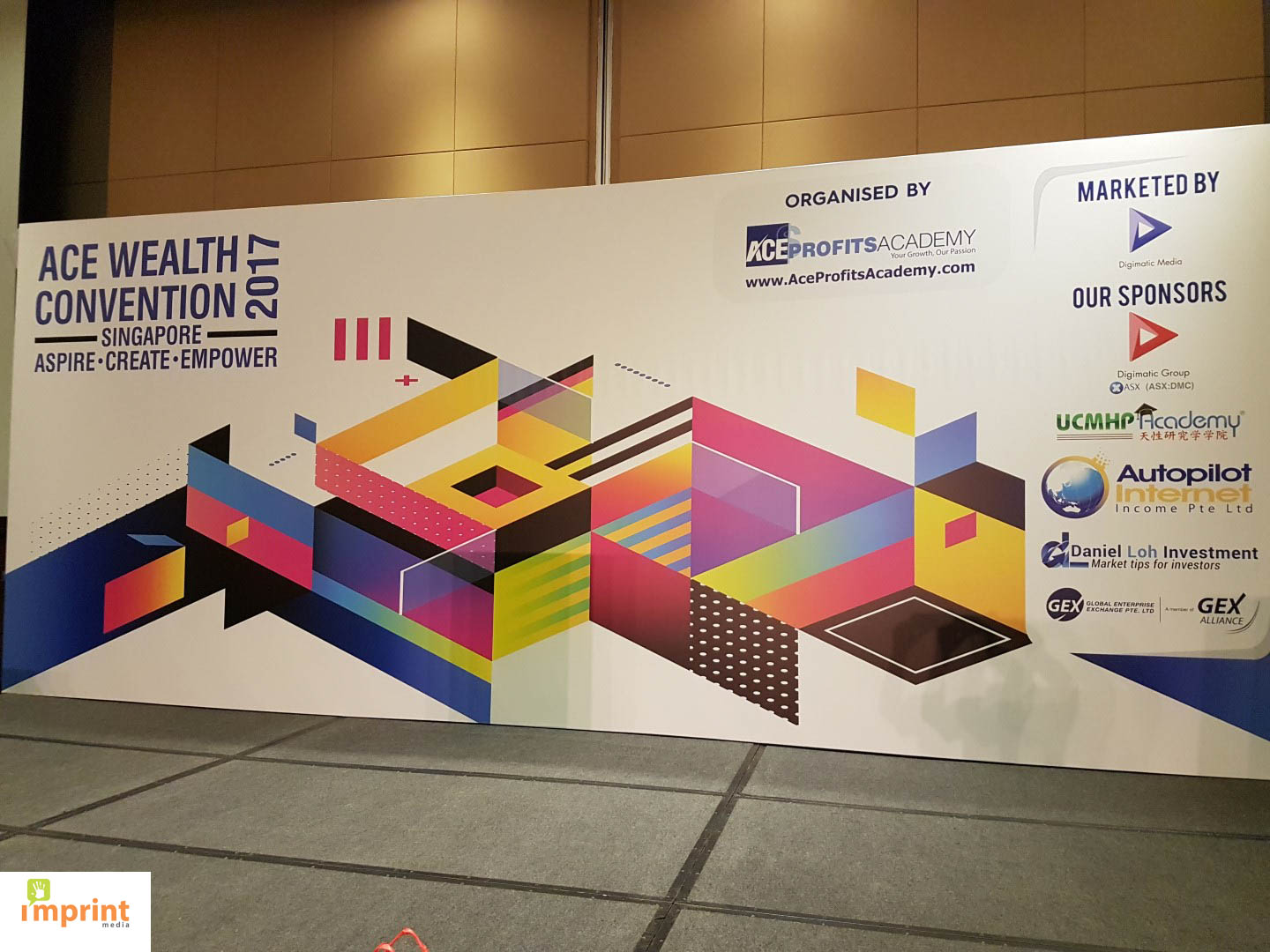 CSTD backdrop by Imprint Media